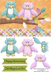 Owl Always Love You Decoupage Card