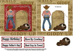 Best Guy in Town Shaker/picture Frame Card