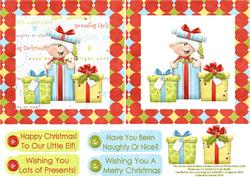 Have You Been Naughty or Nice? Shaker/picture Frame Card