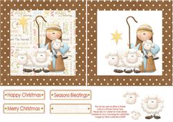 Seasons Bleatings! Shaker/ Picture Frame Card