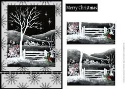 Traditional and Elegant Christmas Scene