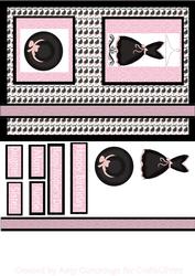 Dress, Hat and Shoes Card Front