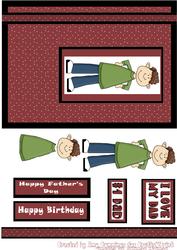 Father's Day Dad Card Front