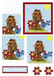Bird House Pyramid Design