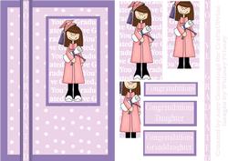 Female Graduation Card Front