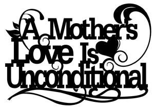 Paper Magic Frame - a Mother's Love is Unconditional