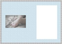 New Baby Boy Feet Insert