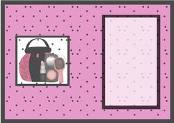 Girl's Make Up Bag Birthday Insert