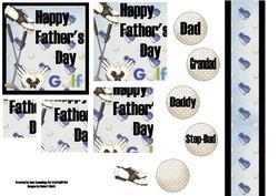 Father's Day Golf Pyramid Design