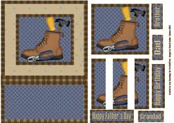 Work Boot and Tools Side Stacker Card