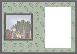 Male Gardener Leaves Card Insert