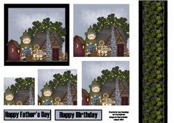 Male Gardener Pyramid Card Design