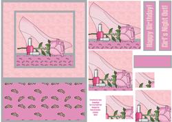 Girl's Night Out! Pyramid Card Front