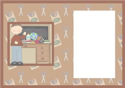 Thank You Teacher! Male Card Insert