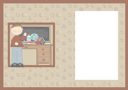 Thank You Teacher! Male Card Insert 2