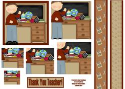 Thank You Teacher! Male Pyramid Design