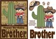 Happy Birthday Brother Cowboy Card