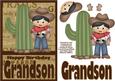 Happy Birthday Grandson Cowboy Card