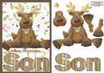 Happy Christmas Son A5 Decoupage Card