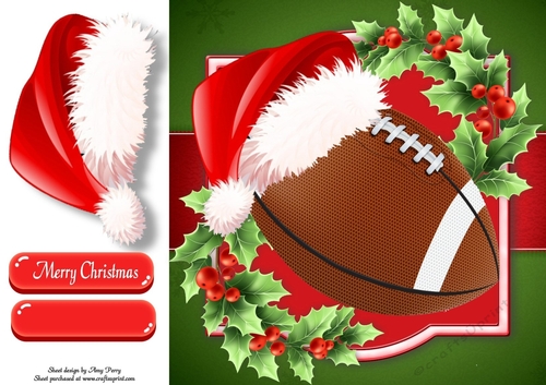 Festive American Football 8x8