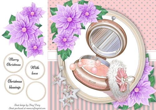 Beautiful Make up Powder 8x8