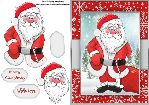 Cute  Santa With His Sack
