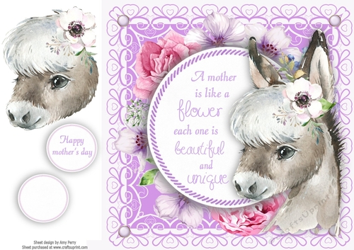 A mother is like a flower .... Donkey 8x8
