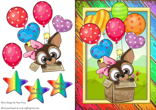 Special Delivery Brown Dog A5
