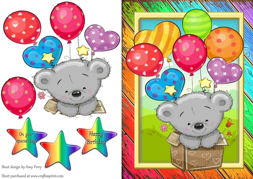 Special Delivery Grey Bear A5