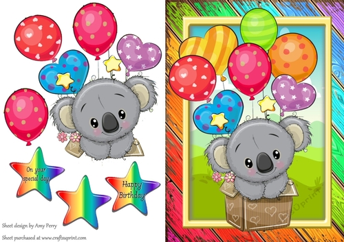 Special Delivery Grey Koala A5