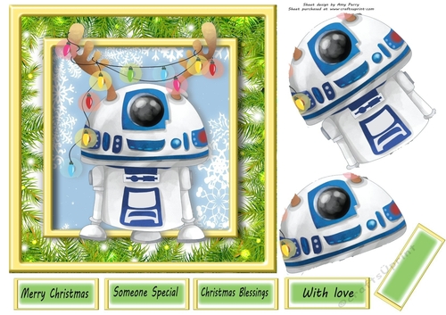 Festive Star Wars Character 3 7x7