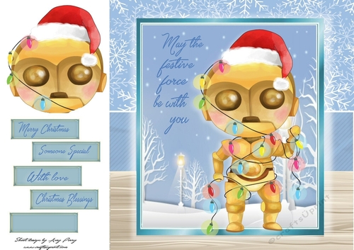 May The Festive Force Be With You 5 8x8