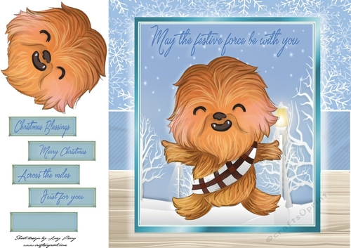 May The Festive Force Be With You 6 8x8