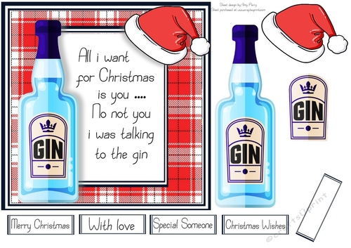 All i want for Christmas is you ....... Gin 7x7