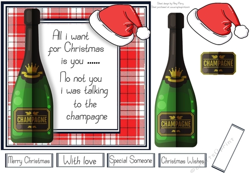 All i want for Christmas is you ....... Champagne 7x7