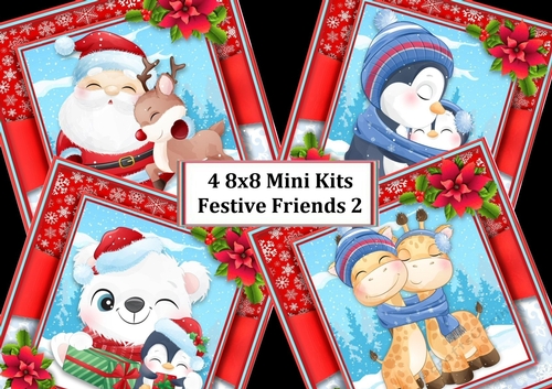 Festive Friends 2 8x8 Mini Kit Bumper Kit 