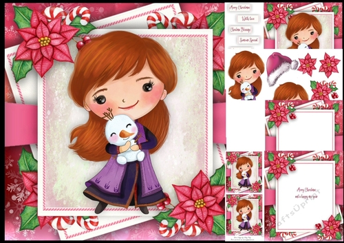 Festive Princess Anna 8x8 Mini Kit