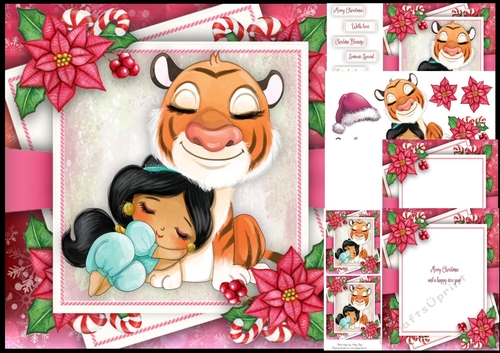 Festive Princess Jasmine 8x8 Mini Kit