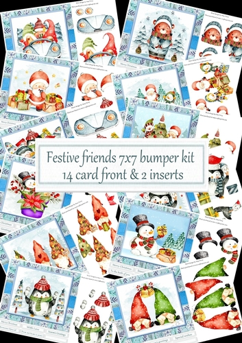 Festive Friends 7x7 Bumper Kit
