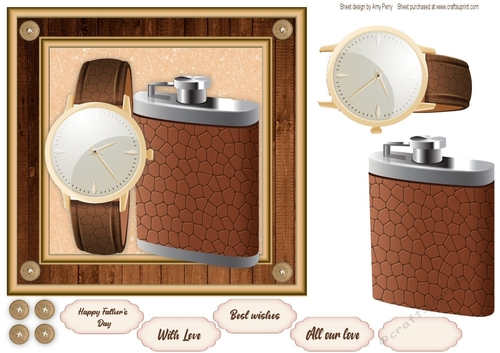The Distinguished Fathers Day Whiskey & Watch 7x7