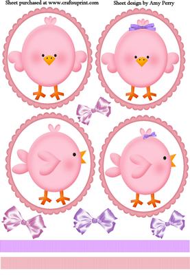 Cute Pink Birds