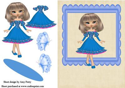 Beautiful Blue Girl