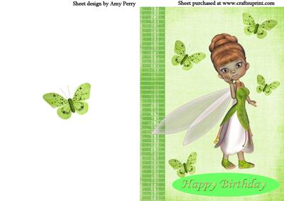 Beautiful Green Fairy