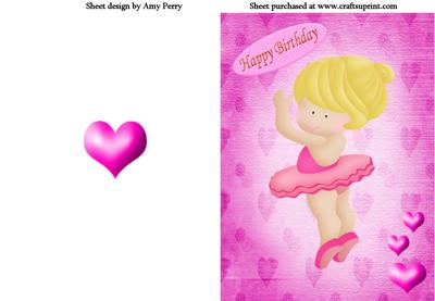 Pink Ballerina Girl