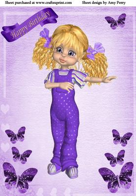 Purple Kiki Girl