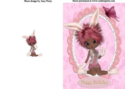 Gorgeous Pink Bunny Girl