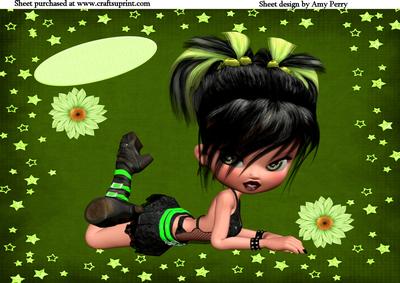 A4 Punk Rock Girl