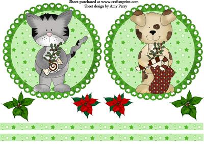 2 Christmas Critter Toppers