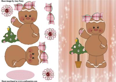 Cute Gingerbread Girl