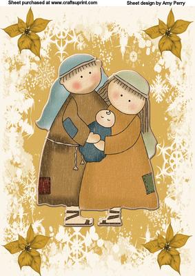 A4 Mary,joseph and Jesus